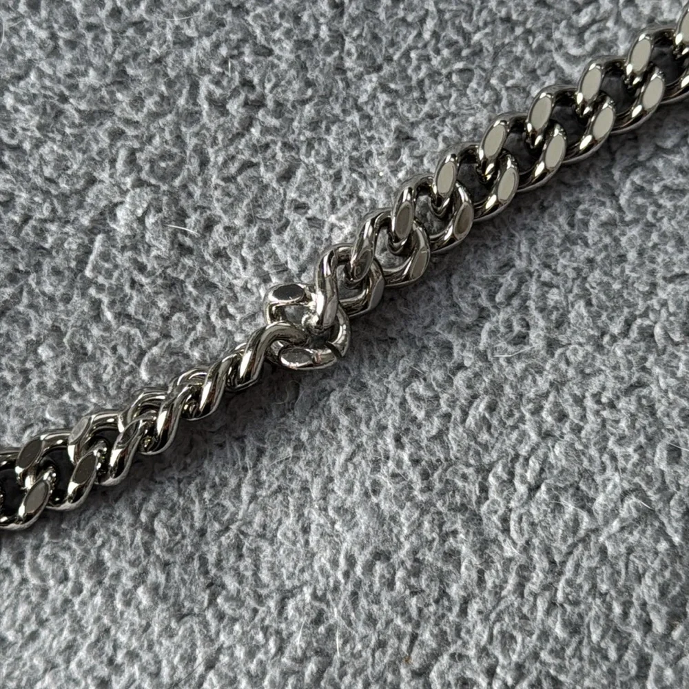 Stella McCartney Mini Falabella Sequin Shoulder Bag Black w/silver hardware NWT - Picture 13 of 14